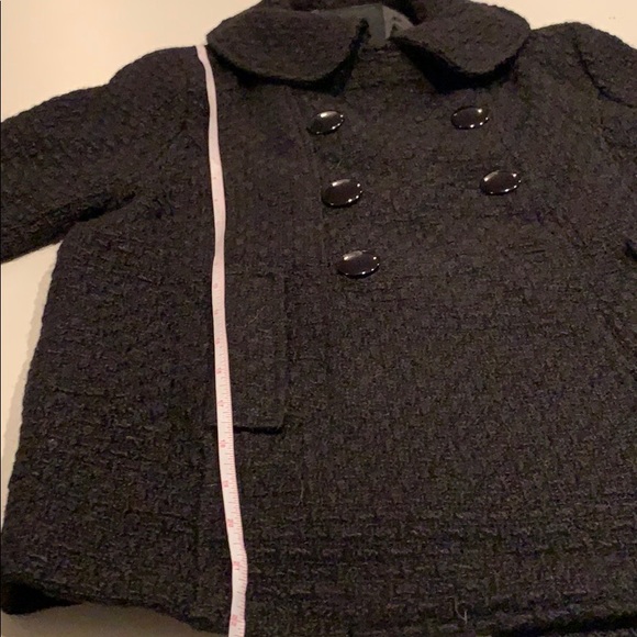 BIZZ coat black sz Large Retro Chic - Picture 8 of 8